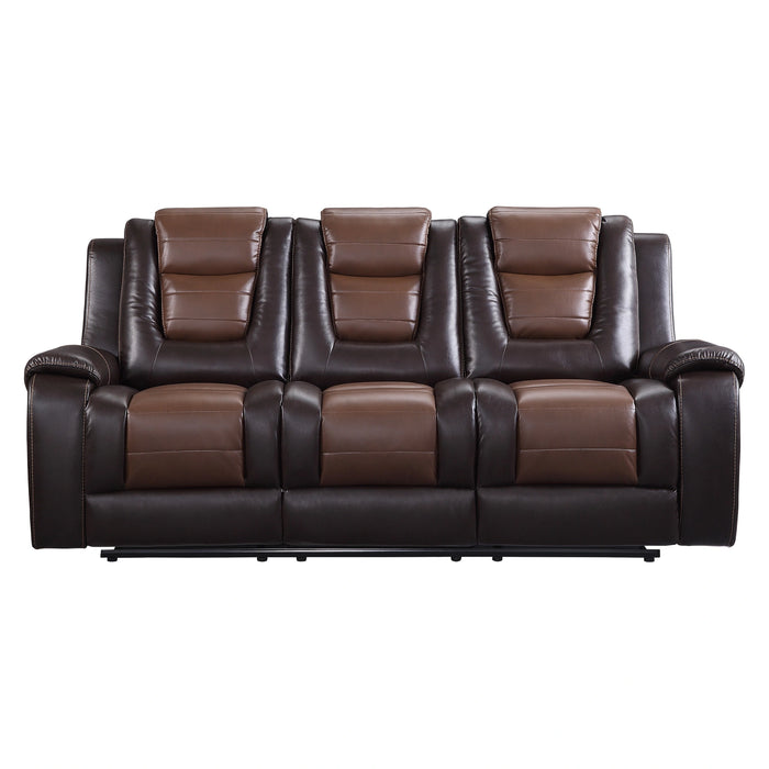 Briscoe Double Reclining Sofa with Center Drop-Down Cup Holders