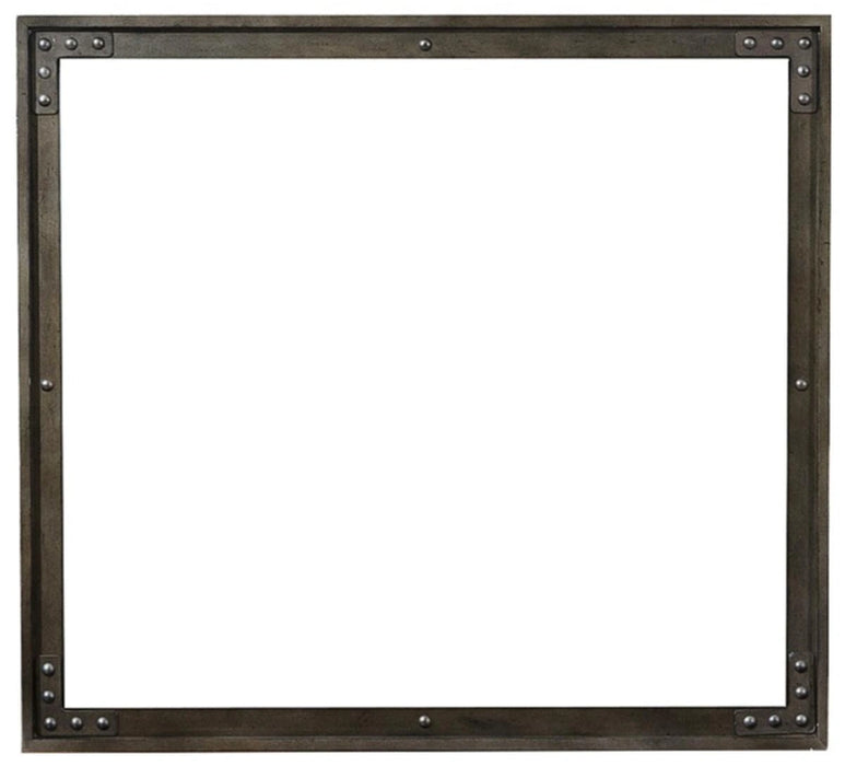 Holverson Mirror in Rustic Brown & Gunmetal 1715-6