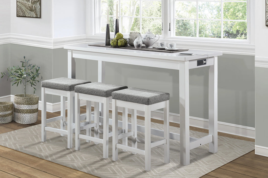 Connected 4-Piece Pack Counter Height Set - Twin
